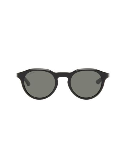 GUCCI Black Institutional Logo Sunglasses