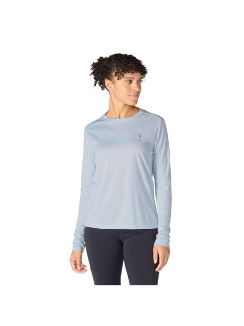 Carhartt Women's Force Sun Defender™ Relaxed LS Logo T-Shirt