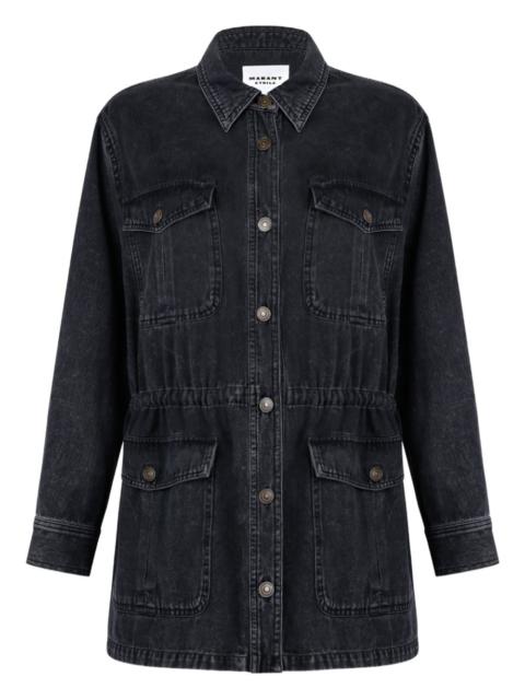 Isabel Marant button-fastening cotton denim jacket