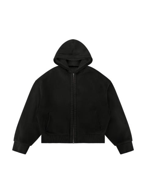 entire studios SHERPA HOOD BLACK