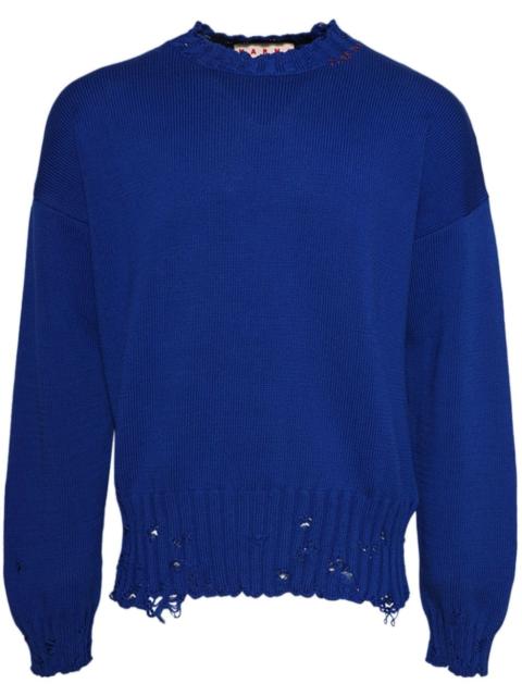Marni twisted crew-neck sweater
