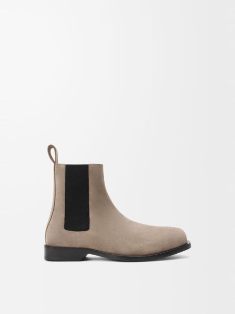 Loewe Bobine Chelsea bootie in suede calfskin