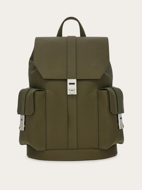 FERRAGAMO Utility backpack with Hug buckles