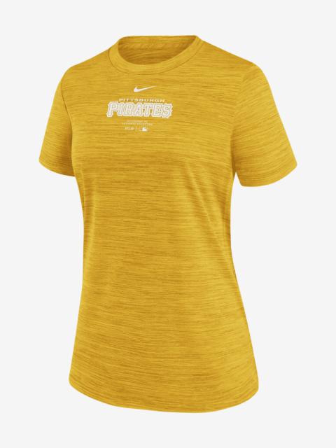 Pittsburgh Pirates Authentic Collection Practice Velocity Nike Women's Dri-FIT MLB T-Shirt