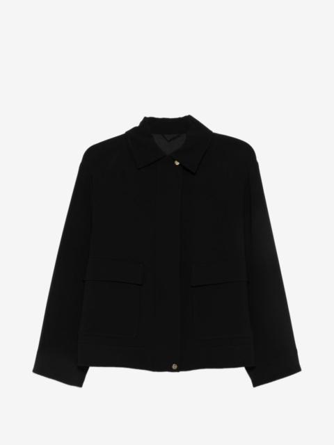 Max Mara flap-pocket zip-up jacket