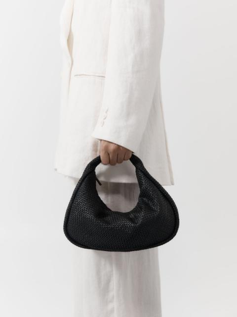 ST. AGNI Woven Bon Bon Bag - Black