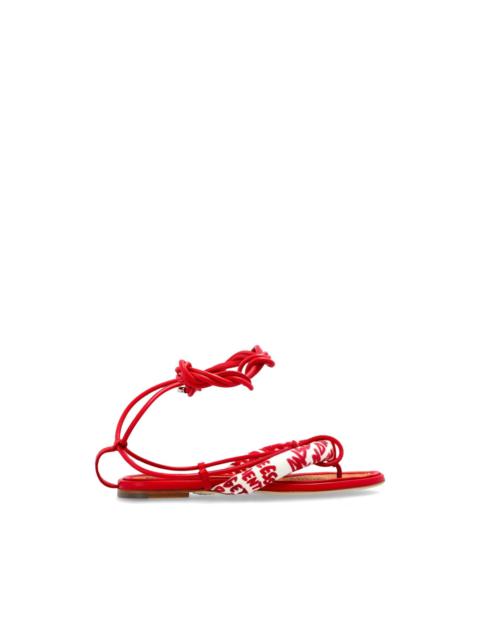 DSQUARED2 Rebel Hibiscus sandals