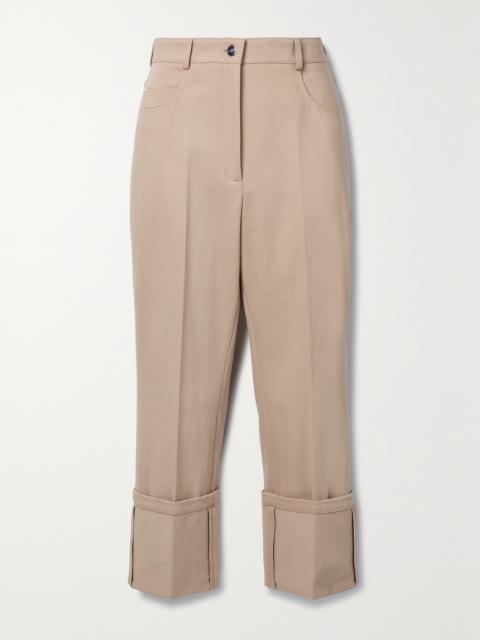 AKRIS Floyd Cropped Cotton-blend Twill Tapered Pants