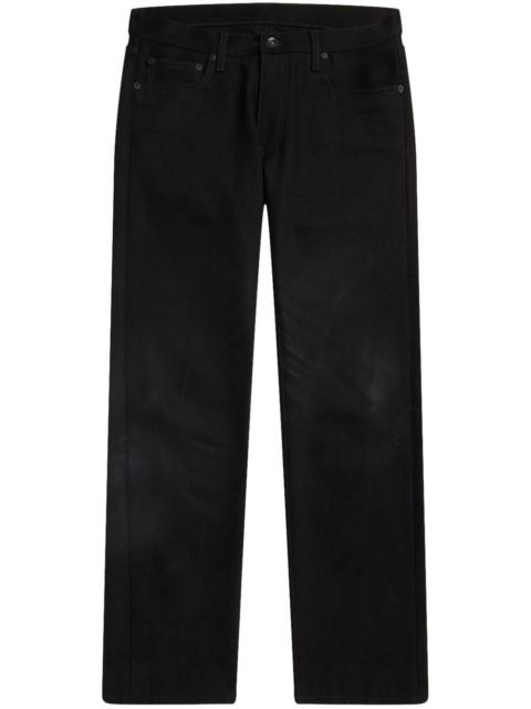 Off-White Diag-print straight-leg jeans