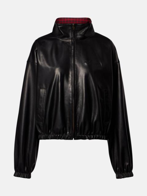 BALENCIAGA Leather tracksuit
