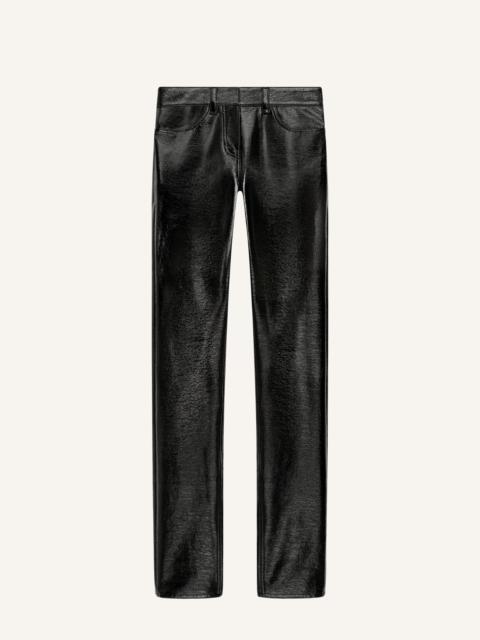 courrèges VINYL STRAIGHT PANTS