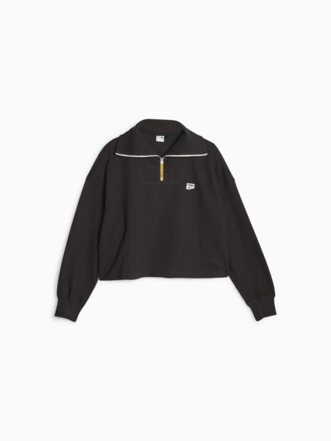 PUMA DOWNTOWN Women's Half-Zip Sweatshirt