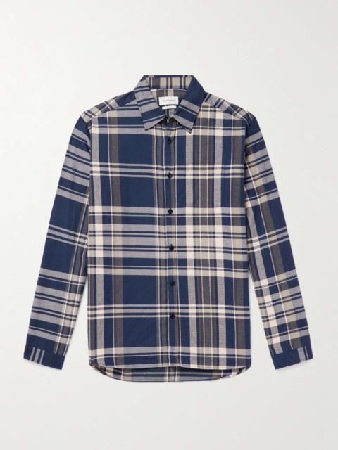 Oliver Spencer New York Special Checked Organic Cotton-Twill Shirt