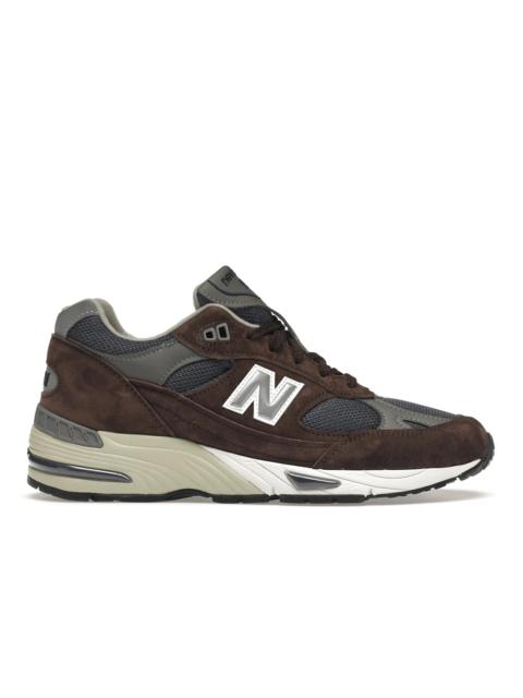 New Balance 991 Brown Navy Grey