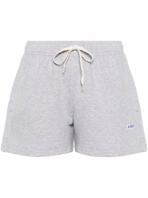 AUTRY logo-patch cotton shorts