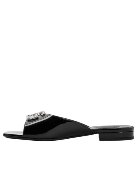 GUCCI (WMNS) Gucci GG Slides 'Black Patent Leather' 771586-BNC00-1000