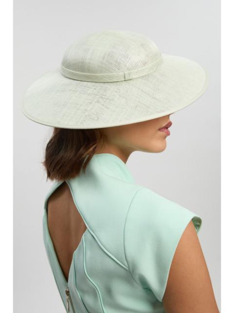 KAREN MILLEN Grosgrain Trim Large Disc Fascinator