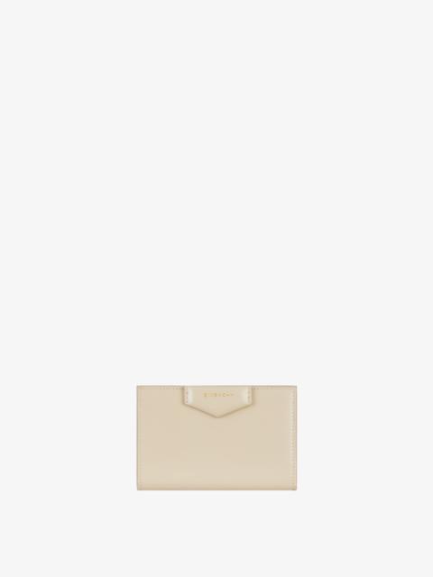 Givenchy ANTIGONA BIFOLD WALLET IN BOX LEATHER