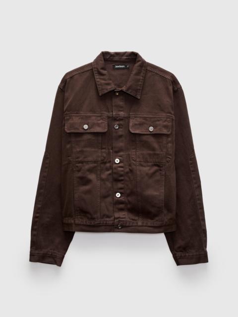 3sixteen Trucker Jacket in Umber Twill