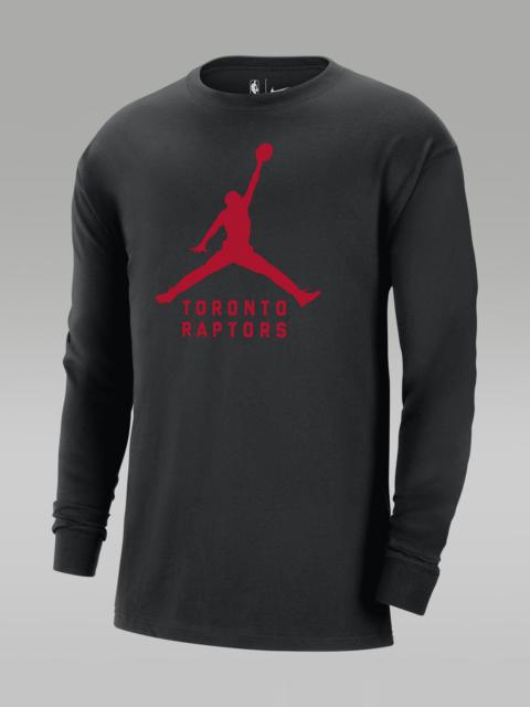 Men's Toronto Raptors Essential Jordan NBA Long-Sleeve T-Shirt