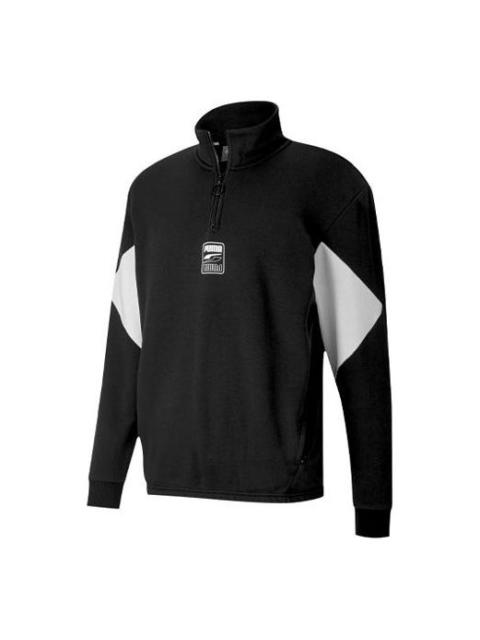 PUMA PUMA Rebel Half-Zip TR 'Black White' 585280-01