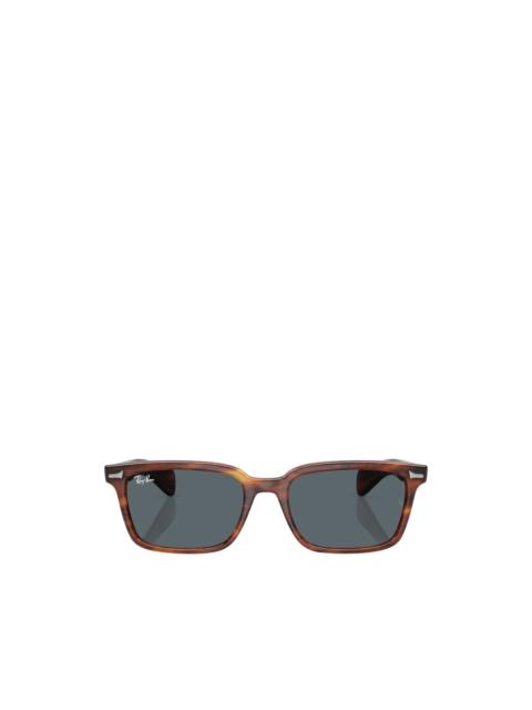 Ray-Ban Brunel tortoiseshell-effect rectangle-frame sunglasses