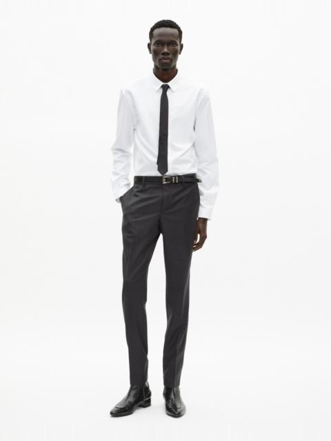 The Kooples FITTED SUIT PANTS IN GREY WOOL