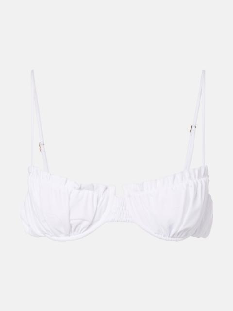 FAITHFULL Esterel ruched bikini top