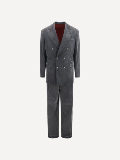 Brunello Cucinelli Ribbed double-breasted Suit