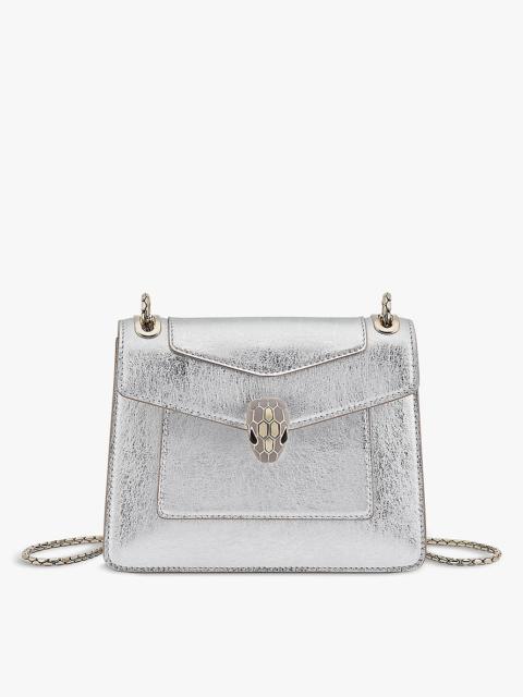 BVLGARI Serpenti Forever Day-to-Night small leather shoulder bag