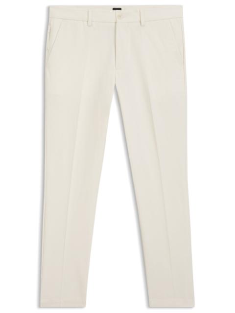 BOSS SLIM-FIT PANTS IN A STRETCH-COTTON BLEND
