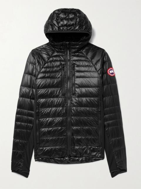 Canada Goose Hybridge Lite Slim-Fit Quilted Shell Hooded Down Jacket Black