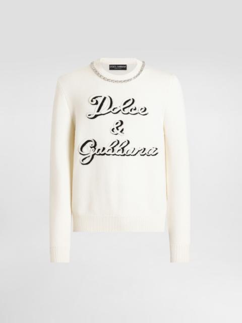 Dolce & Gabbana Wool pullover with intarsia