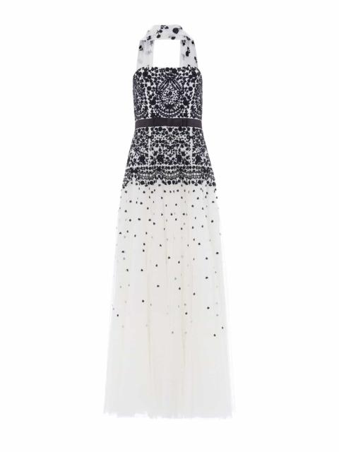 Needle & Thread Gilded Lace Strapless Gown