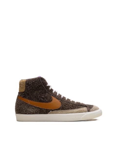 Nike 블레이저 Mid 'Dark Chocolate/Tan-Purple' 스니커즈