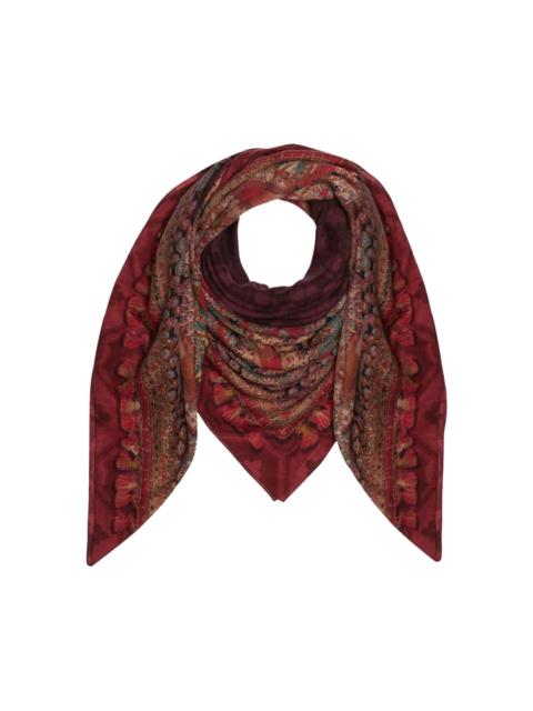 Pierre-Louis Mascia paisley-pattern scarf