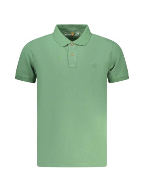 Timberland logo-embroidered cotton polo shirt