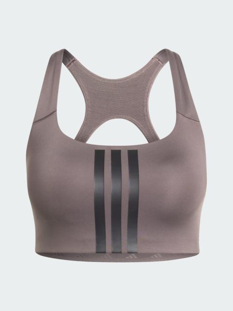 adidas Optime Workout 3-Stripes Medium Support Bra