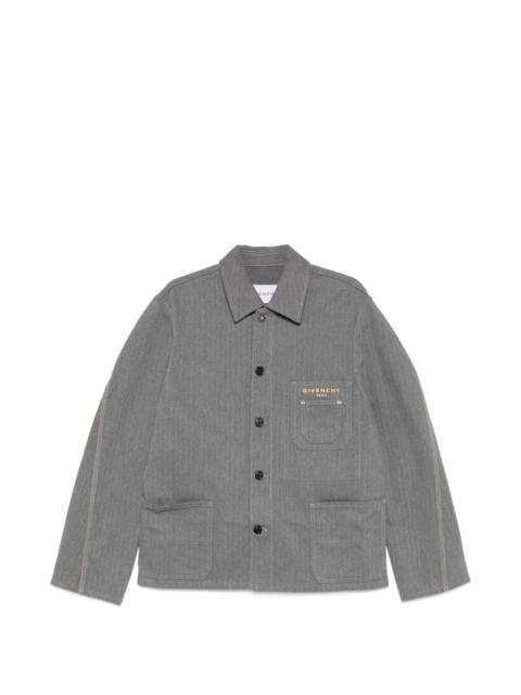 Givenchy pocket cotton shirt jacket