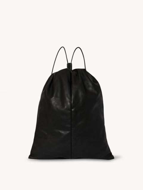 The Row Puffy Backpack in Leather