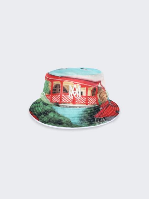 AMIRI Eden Rock Airbrush Reversible Bucket Hat Multicolor