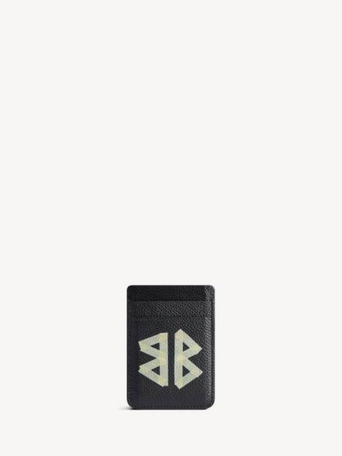 BALENCIAGA Men's Cash Magnet Card Holder in Black