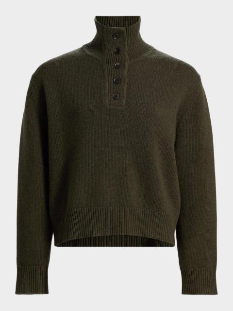 NILI LOTAN Renata Collared Wool Sweater