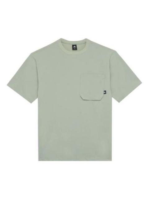 New Balance New Balance Logo Crew Neck Tee 'Lime Green' AMT22364-DRA