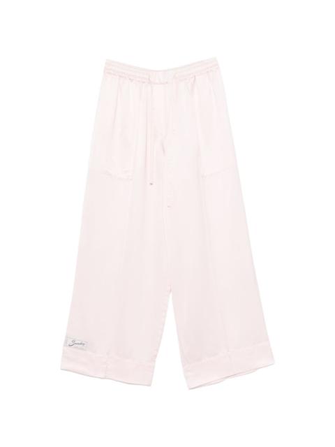 Sandro drawstring palazzo pants