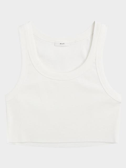 A.L.C. Halsey Cropped Tank Top