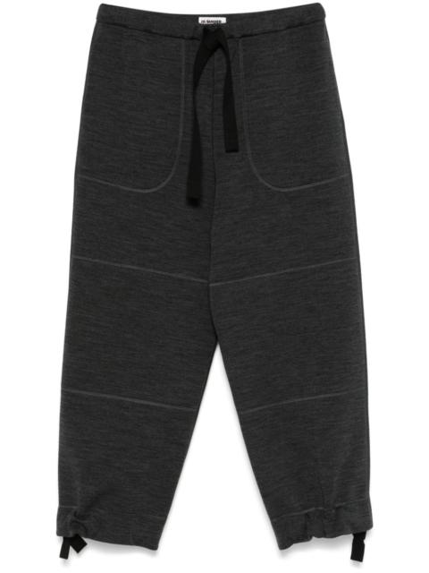 Jil Sander mélange-effect trousers