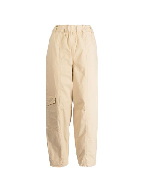 straight-leg organic cotton trousers