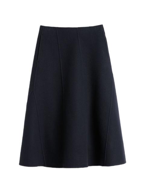 Jil Sander panelled A-line midi skirt