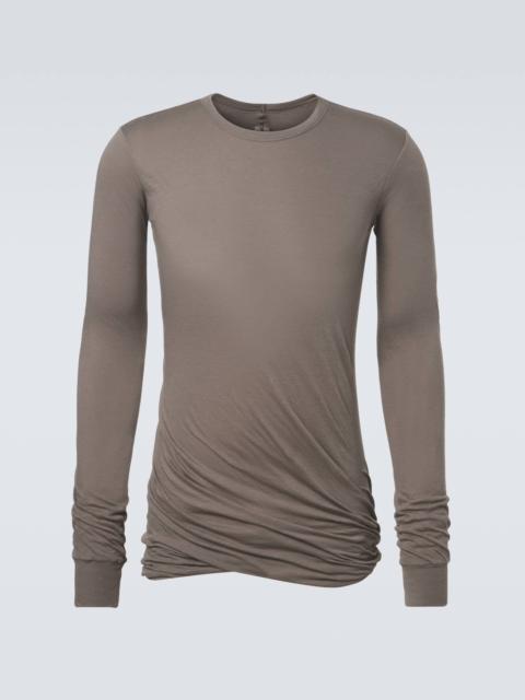 Rick Owens Draped cotton jersey top
